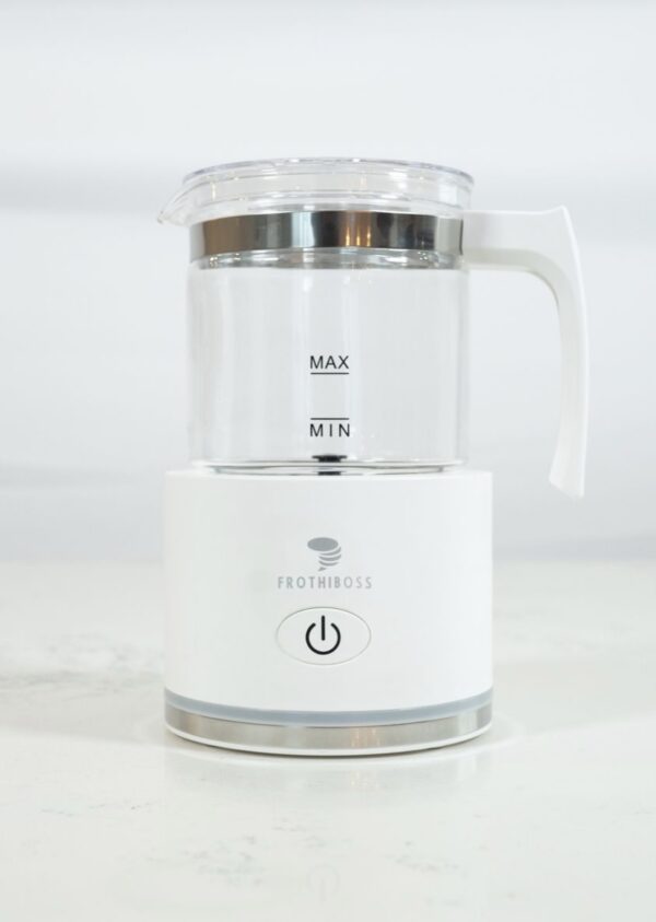 Frothiboss Milk Frother (White)