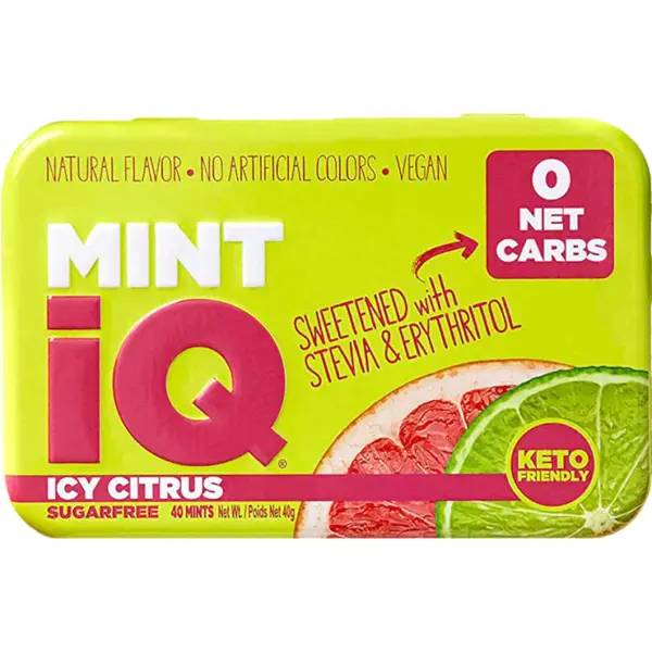 MintiQ Sugar Free Icy Mints - Icy Citrus