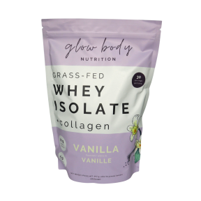 Glow Body Grass-Fed Whey Isolate + Collagen - Vanilla