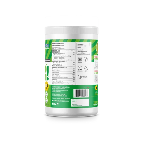 Hemp Yeah! Max Fibre Protein Organic, Unsweetened - Image 2
