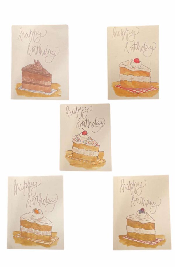 Happy Birthday Slices (5 pack)