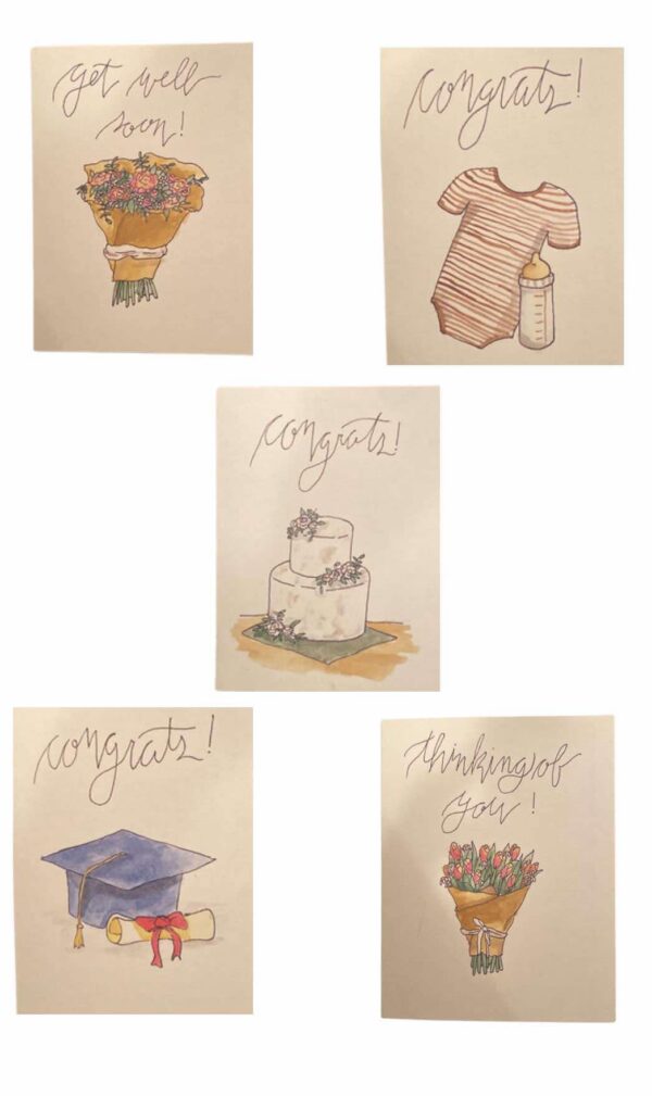 Well Wishes Cards (5 pack)